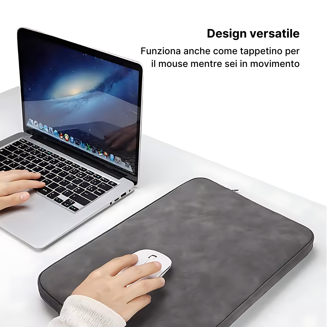 Custodia per Laptop Impermeabile e Ammortizzante PlushTech