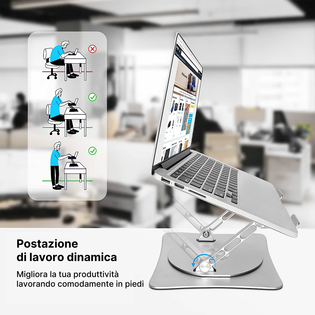 Supporto Girevole per Computer 360