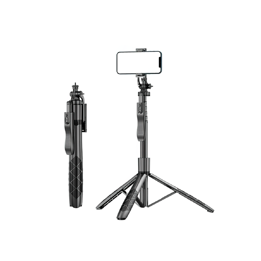 Bastone Selfie e Treppiede Panoramico a 360° con Telecomando per Smartphone