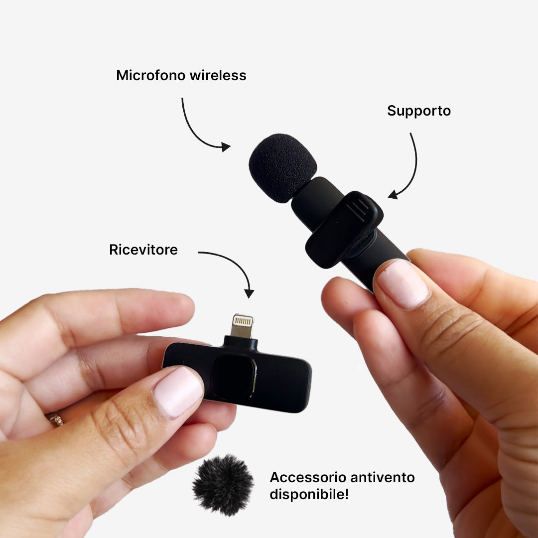 PocketPro Mini Wireless Mic per Creatori