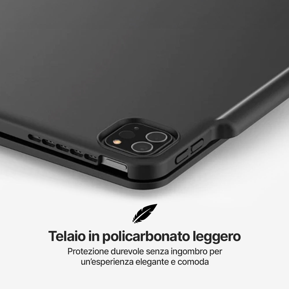 Custodia con Tastiera Wireless Rotate Pro per iPad