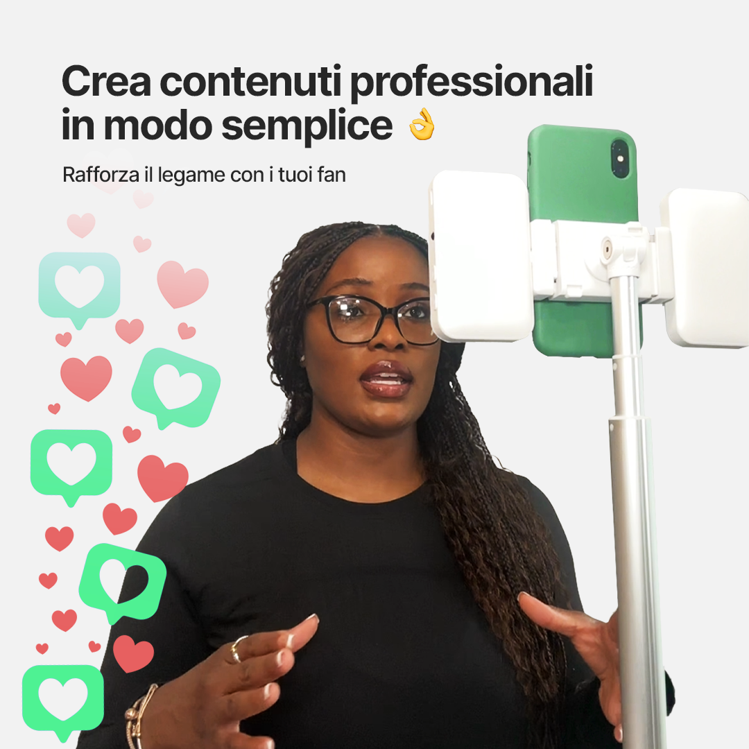 Supporto per Telefoni e Tablet Creator Studio