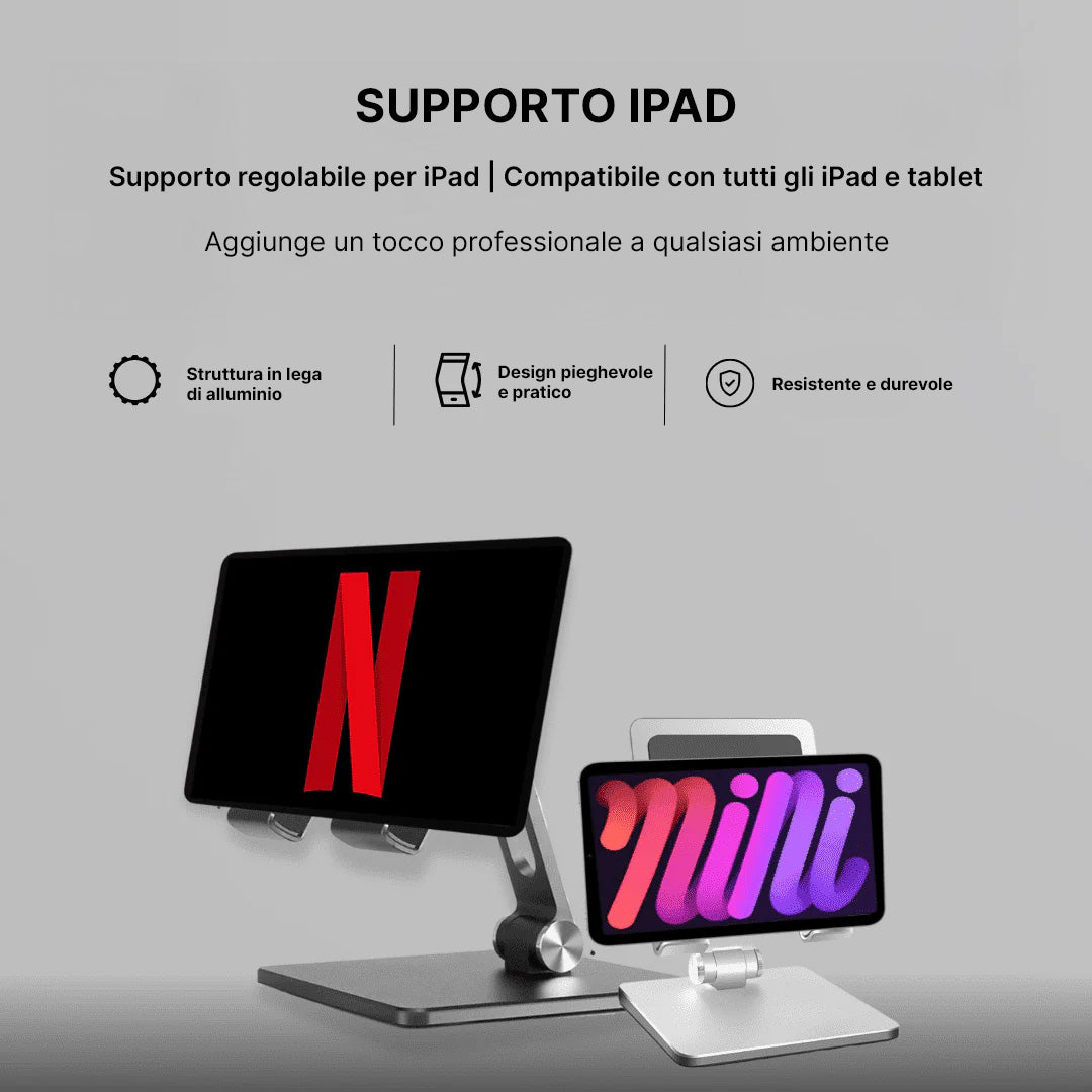 Supporto per iPad