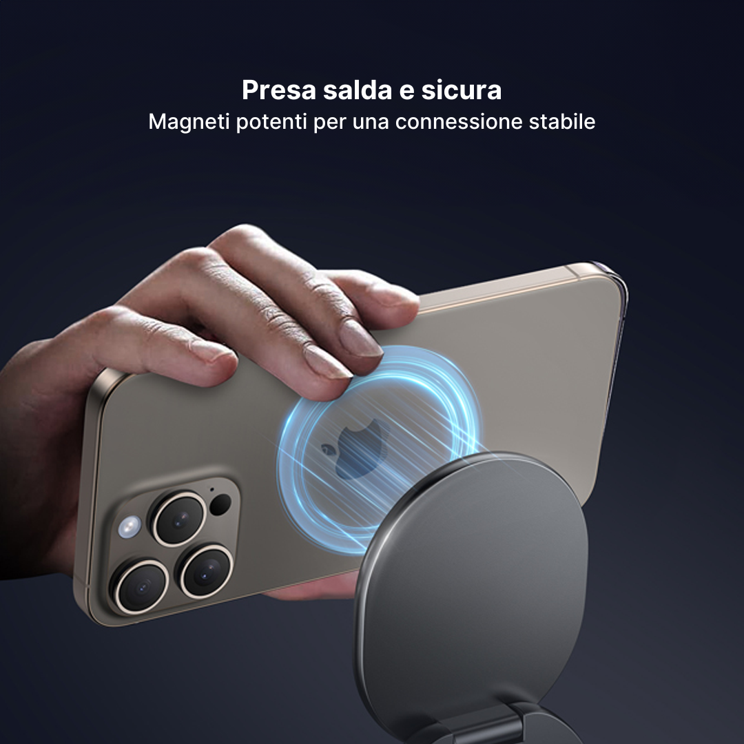 FlexCharge 3-in-1 Caricabatterie Wireless Magnetico