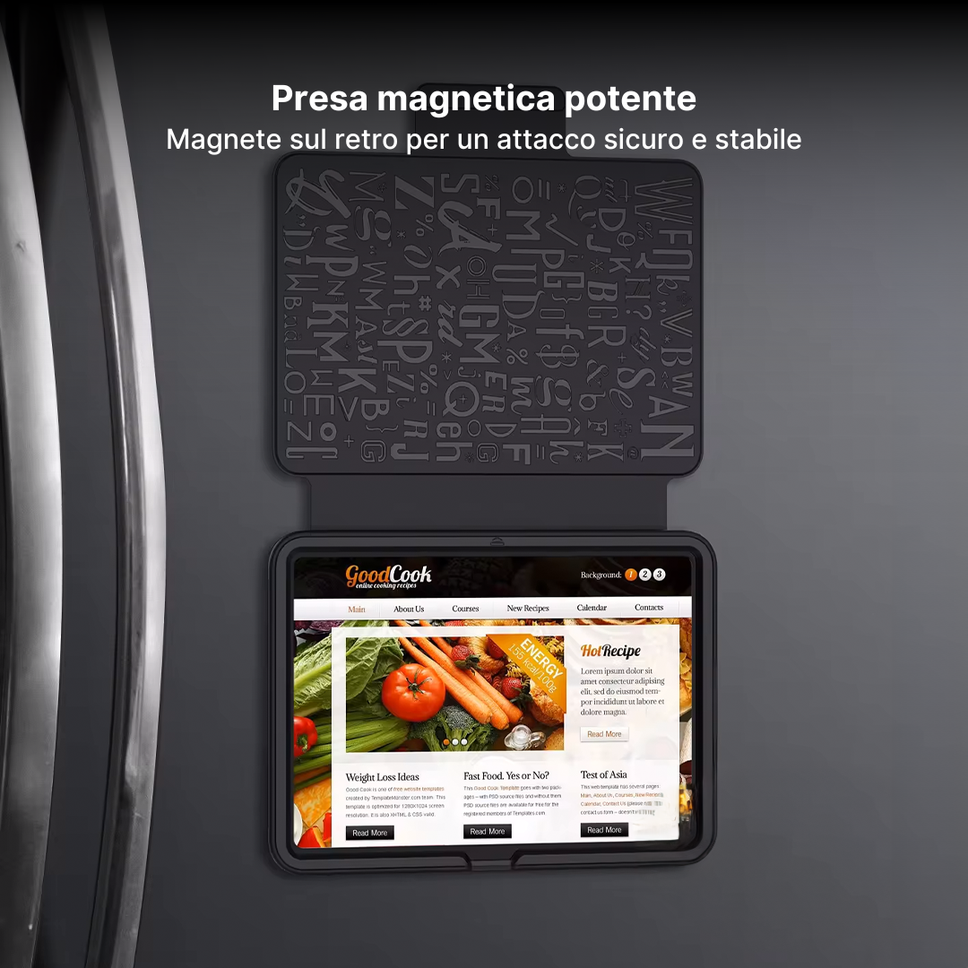 Custodia AirFlow Pro per iPad con Supporto Regolabile e Porta Penna