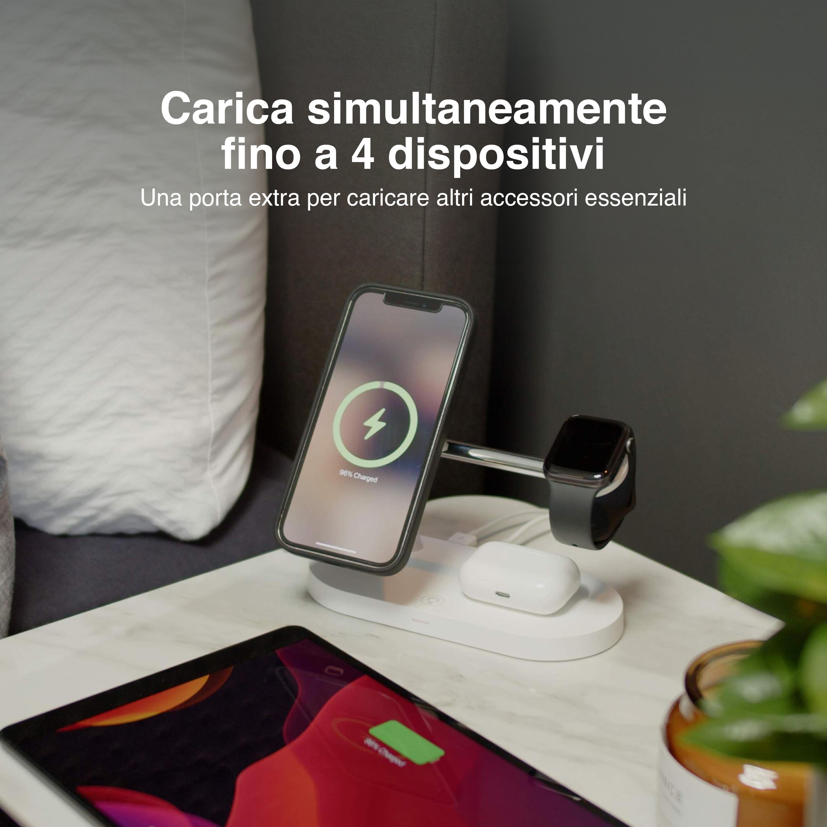 Stazione di Ricarica Wireless MagSafe 4-in-1
