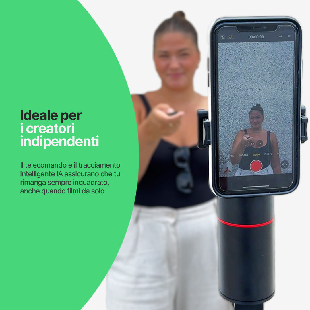 Bastone per Fotocamera con Tracciamento Intelligente AutoFocus 360