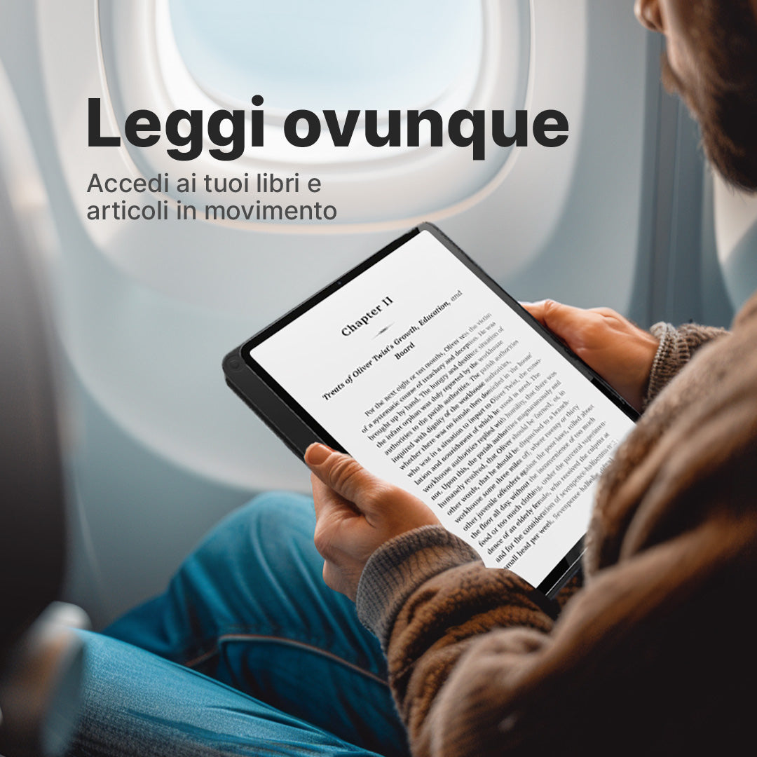 Custodia con Tastiera Wireless Rotate Pro per iPad