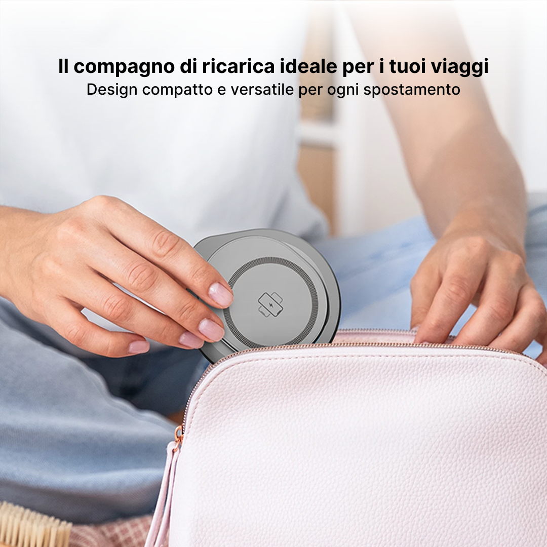 FlexCharge 3-in-1 Caricabatterie Wireless Magnetico