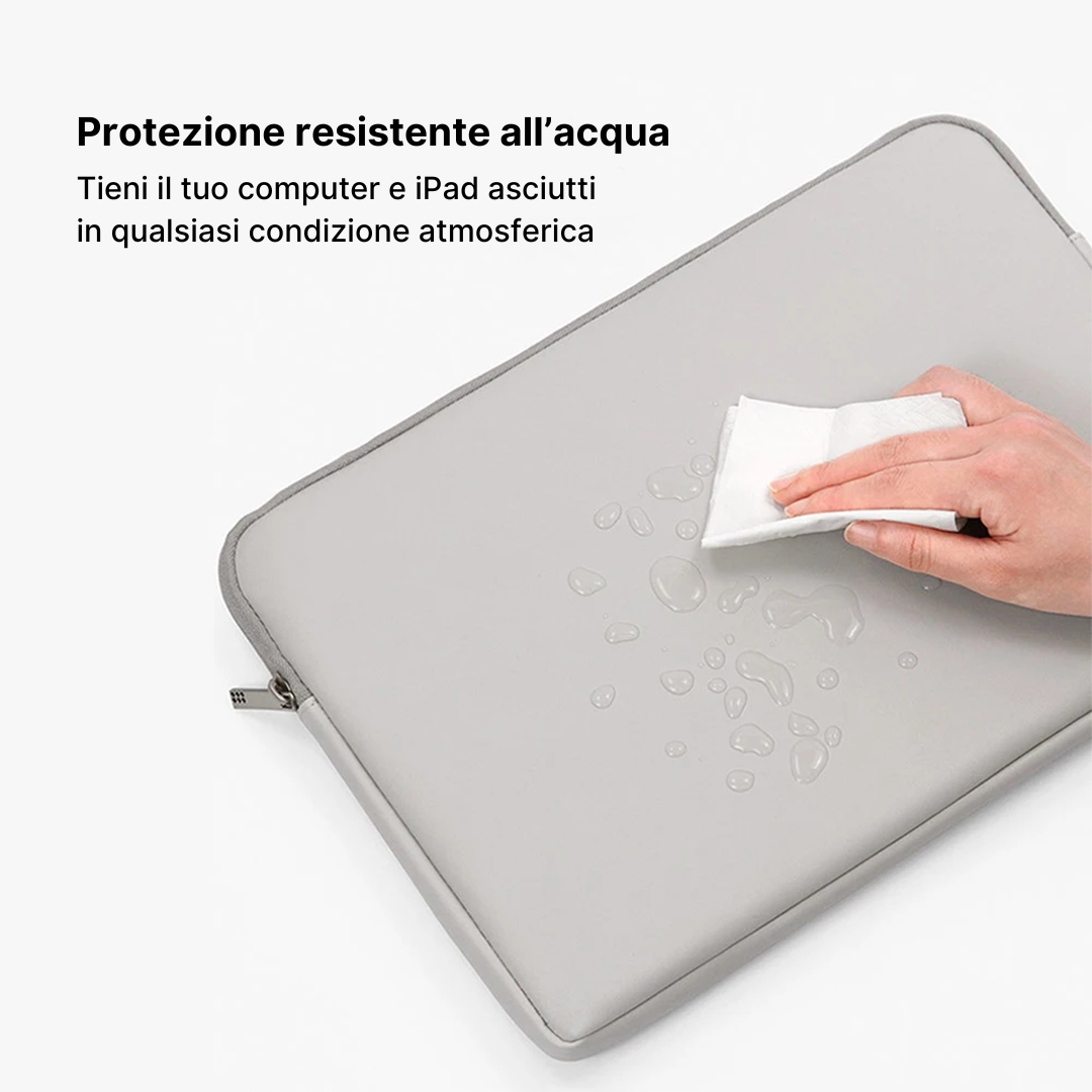 Custodia per Laptop Impermeabile e Ammortizzante PlushTech