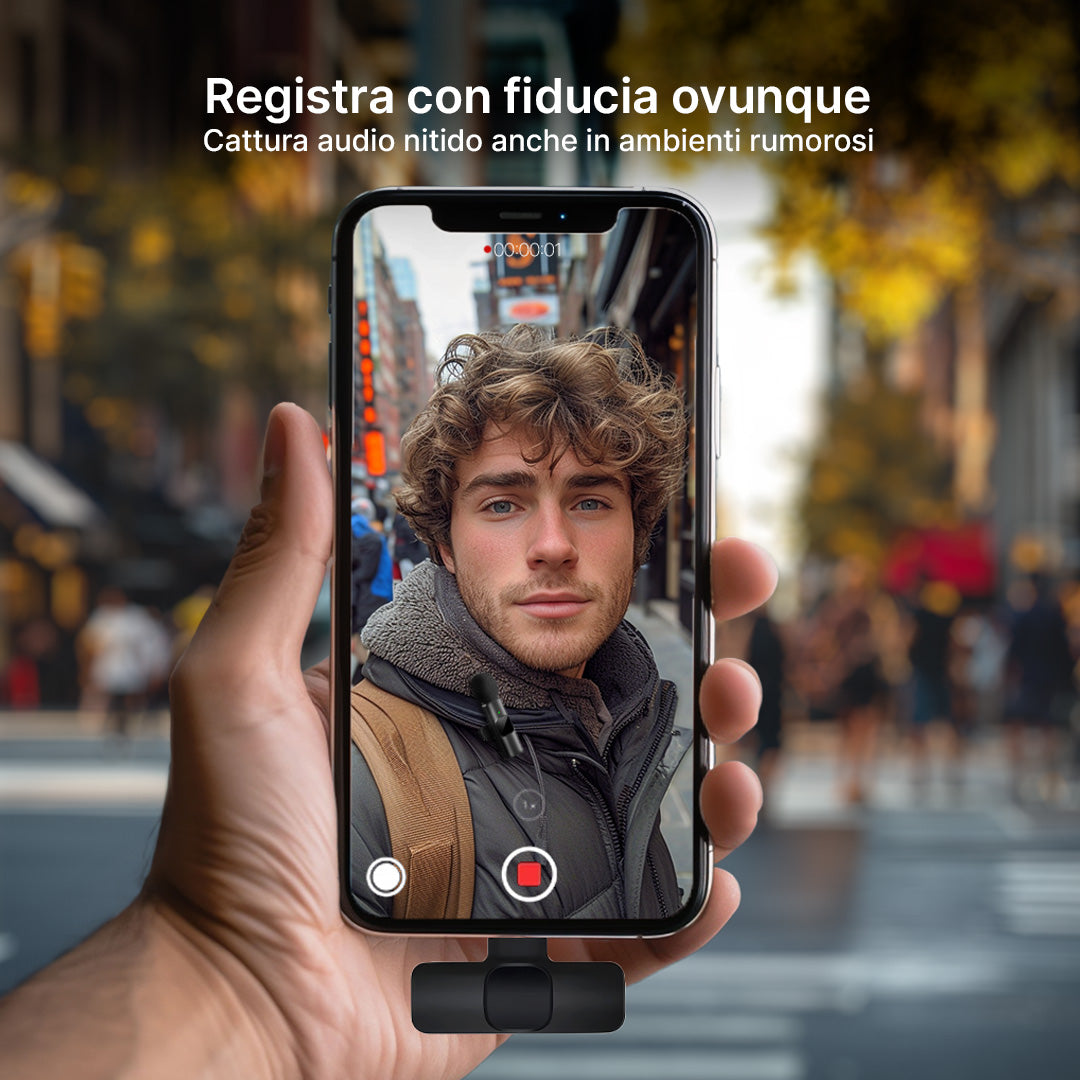 PocketPro Mini Wireless Mic per Creatori