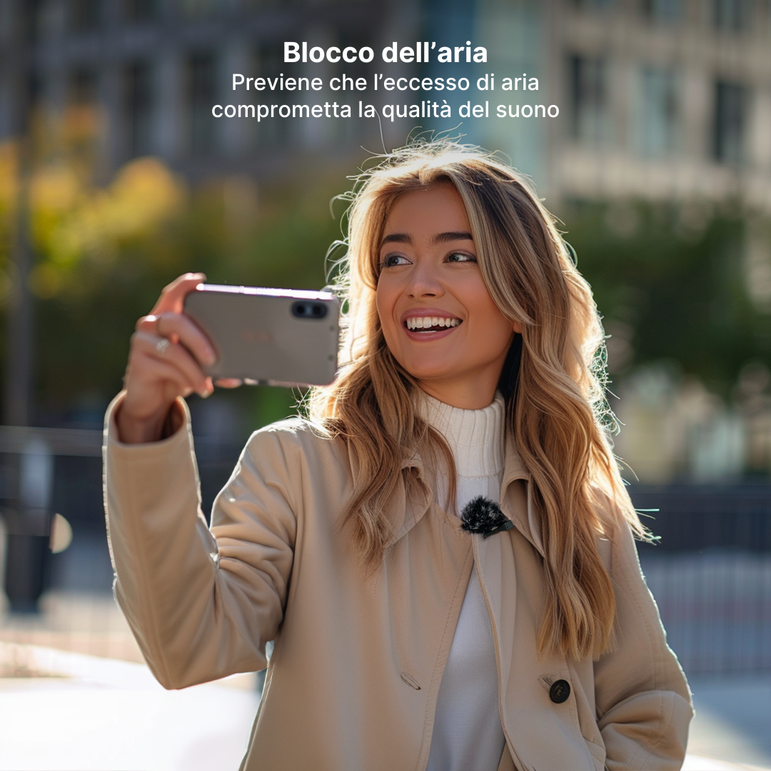 Copri-Microfono per la Riduzione del Rumore del Vento