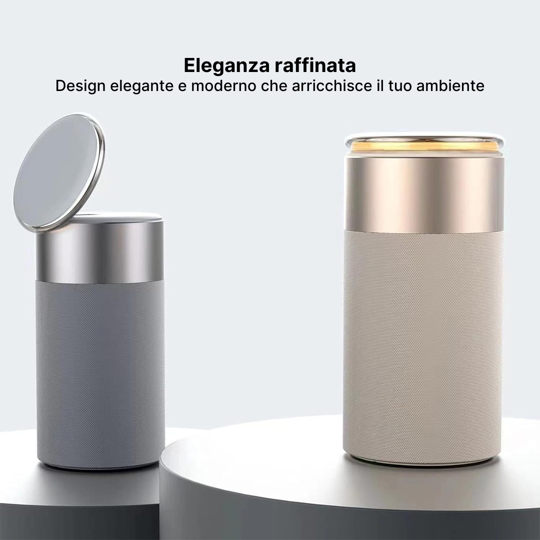 Stazione di Ricarica Wireless 3 in 1 con Altoparlante Bluetooth e Luce Notturna