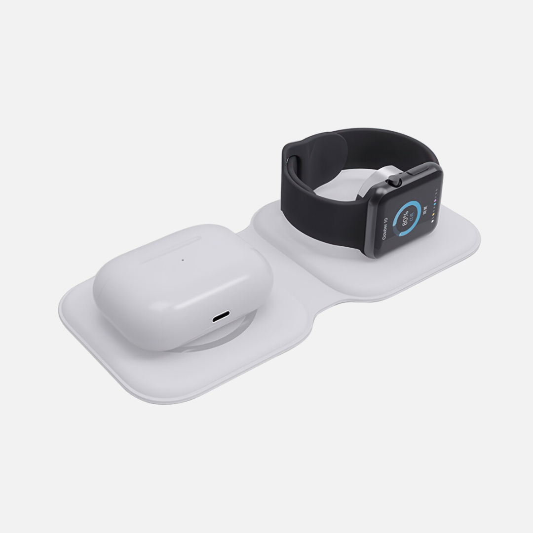 Magfold 2 in 1 Pad di Ricarica Wireless Pieghevole