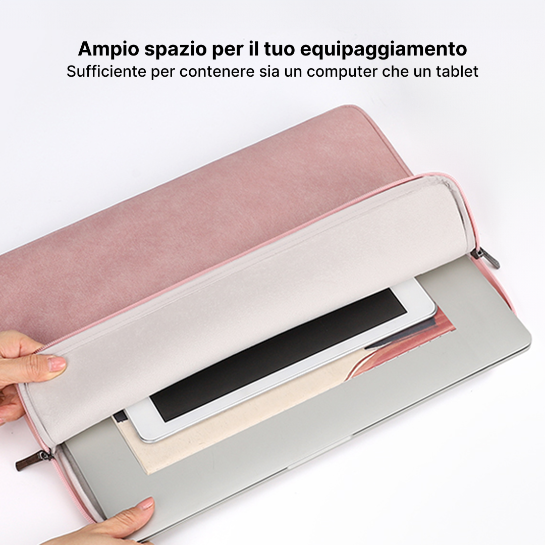 Custodia per Laptop Impermeabile e Ammortizzante PlushTech