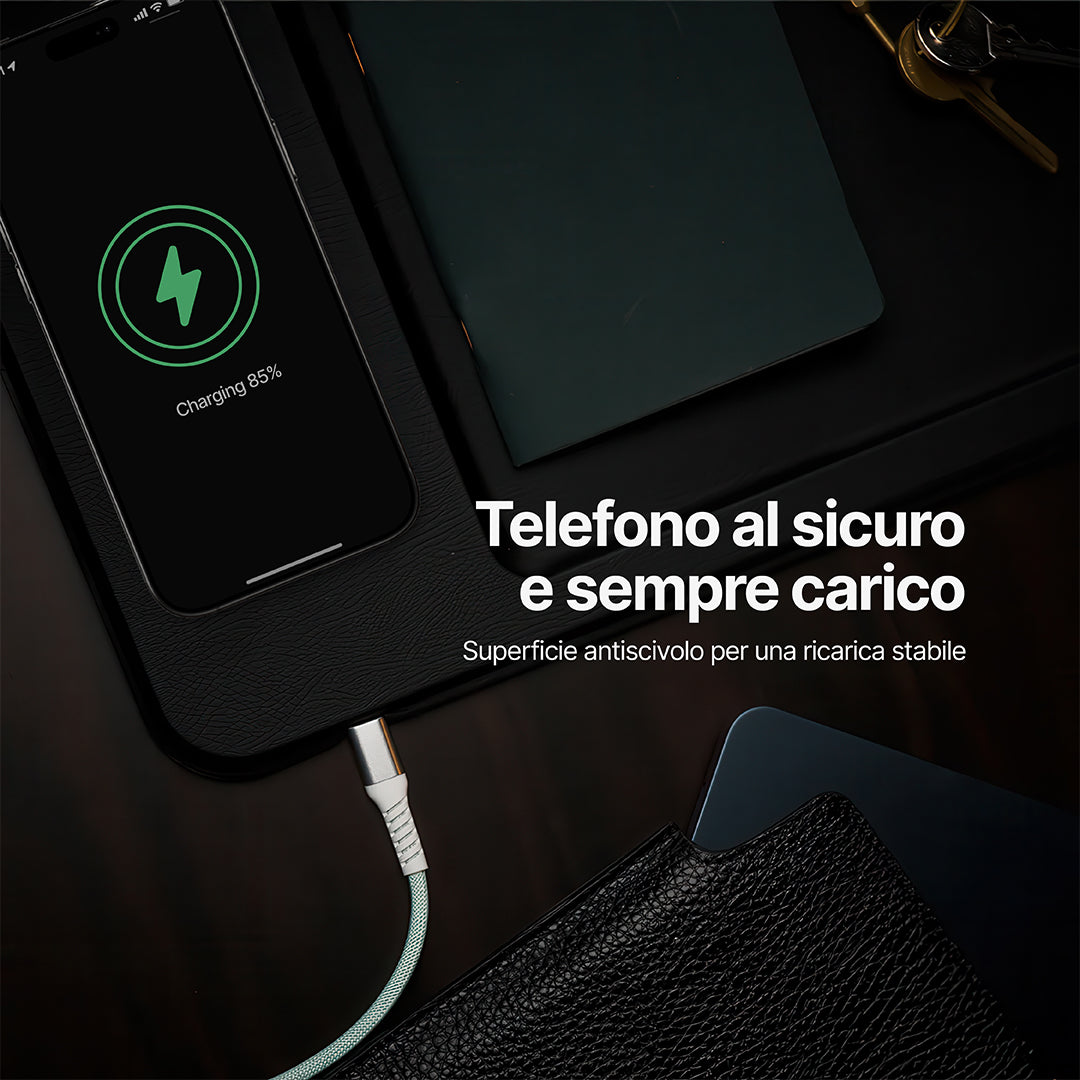 AuraHub Caricabatterie wireless per iPhone e Organizzatore