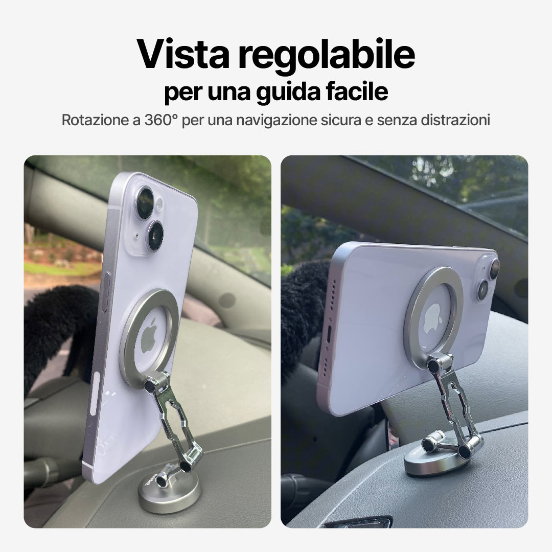Supporto Magnetico DashGrip per Auto con Supporto Regolabile