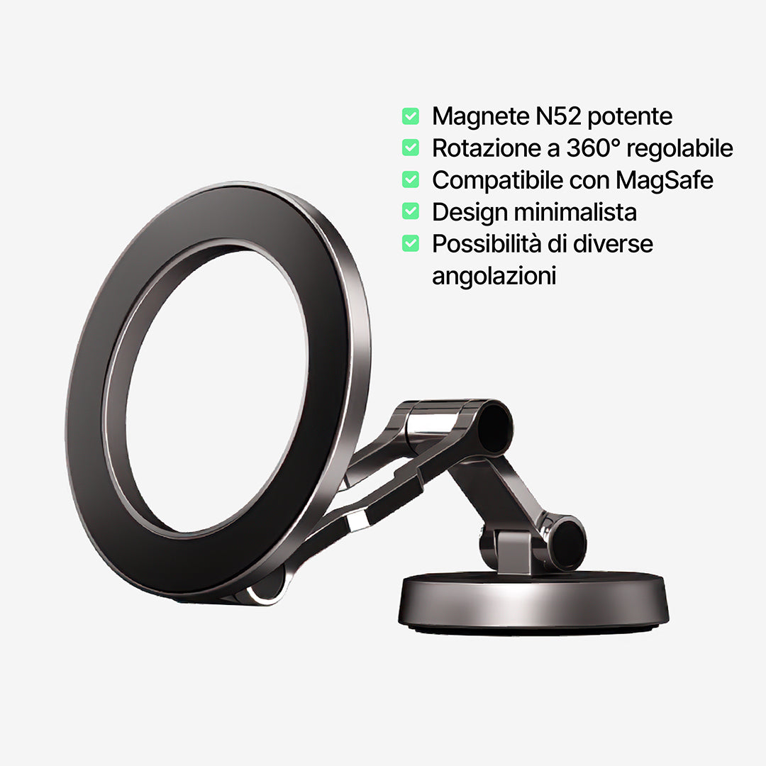 Supporto Magnetico DashGrip per Auto con Supporto Regolabile