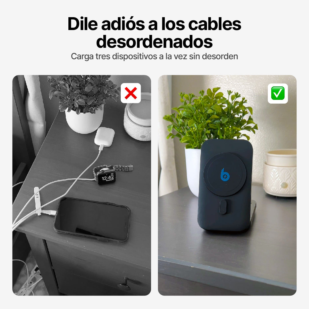 MagFlo 3 in 1 Stazione di Ricarica Wireless Qi2