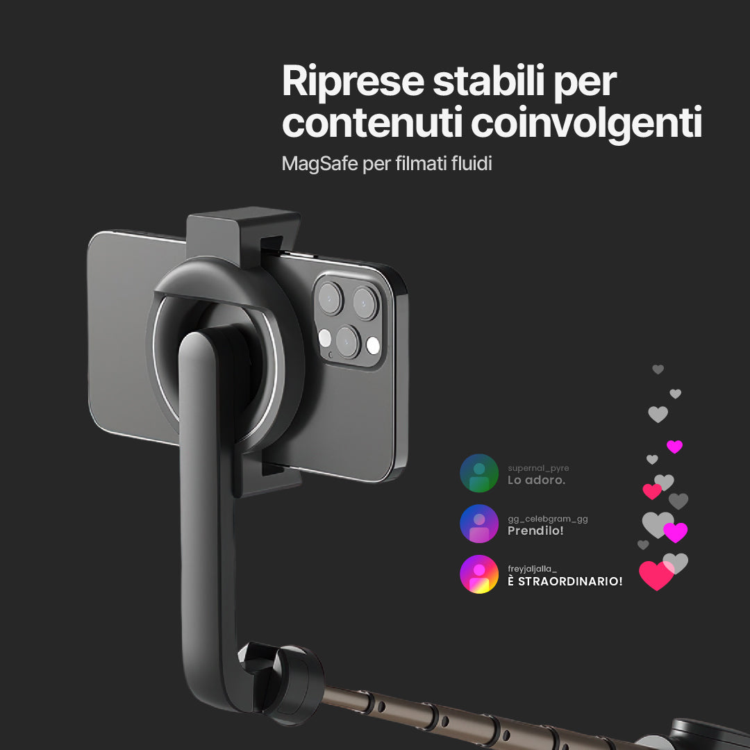 Treppiedi MagSafe con Telecomando Wireless per Creators