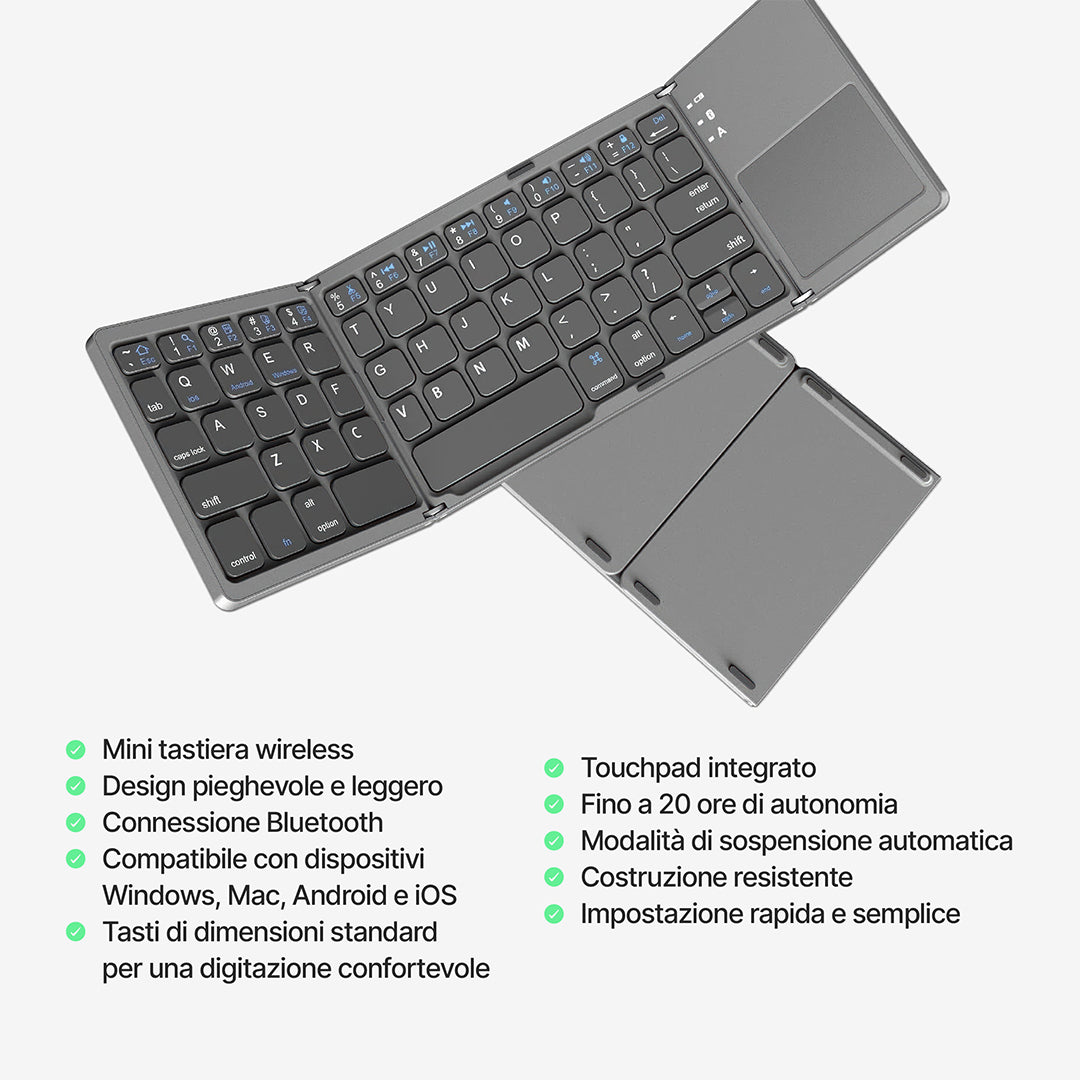 Mini Tastiera NanoFold Bluetooth
