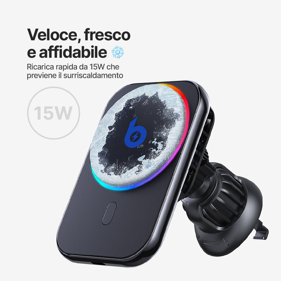 PolarCharge Qi2 Caricabatterie Wireless MagSafe