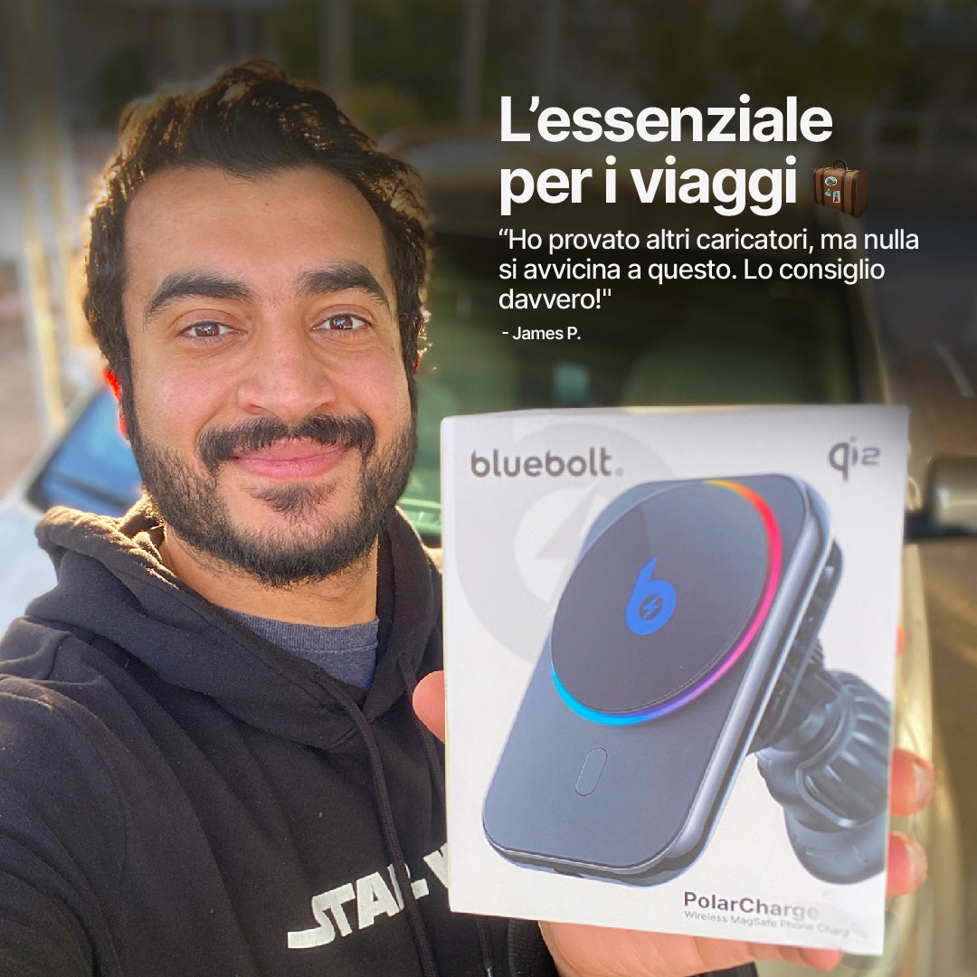 PolarCharge Qi2 Caricabatterie Wireless MagSafe