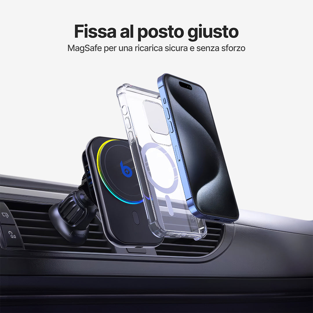 PolarCharge Qi2 Caricabatterie Wireless MagSafe