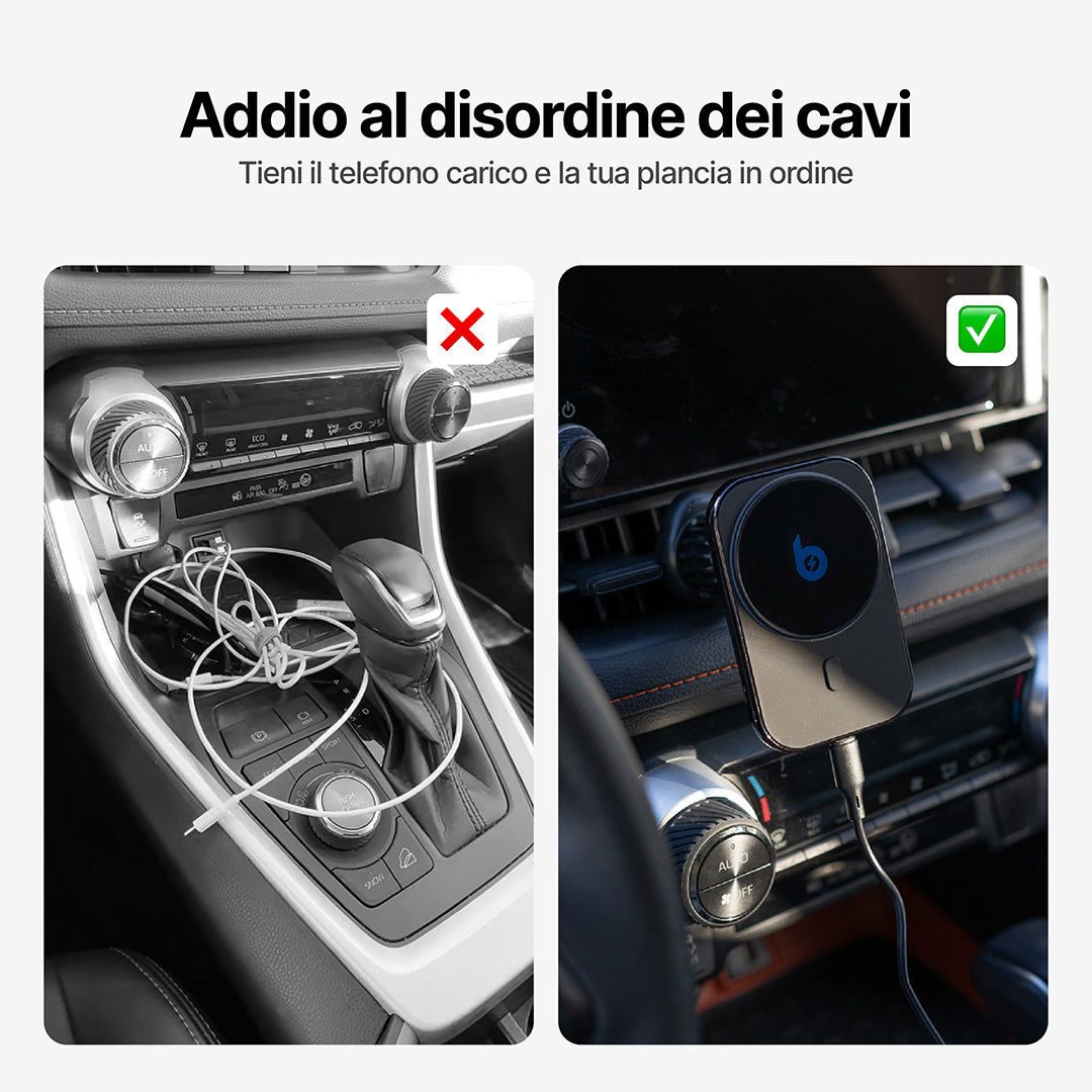 PolarCharge Qi2 Caricabatterie Wireless MagSafe