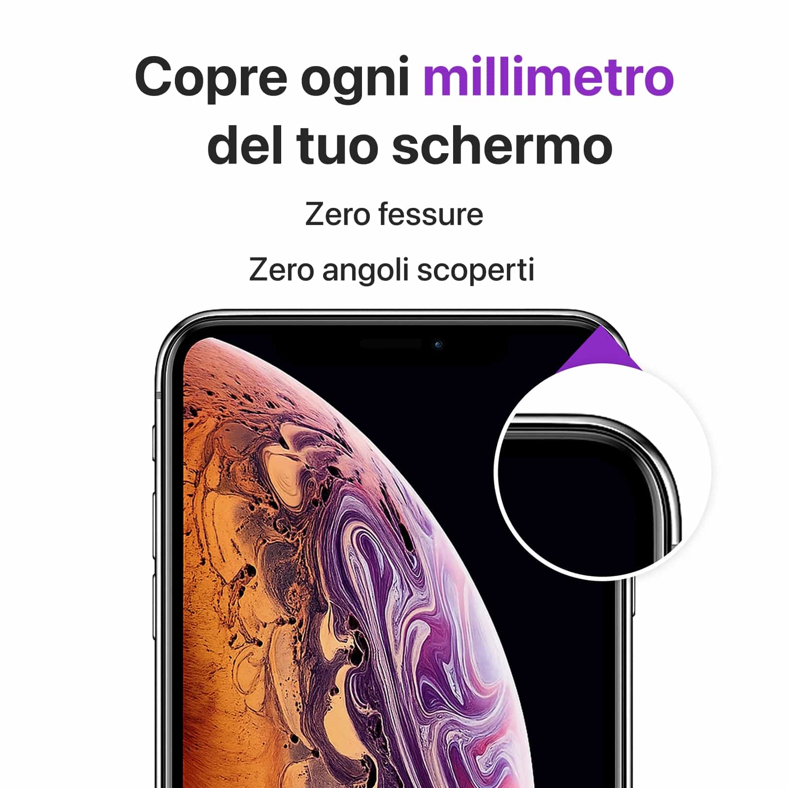 Pellicola privacy in vetro per iPhone