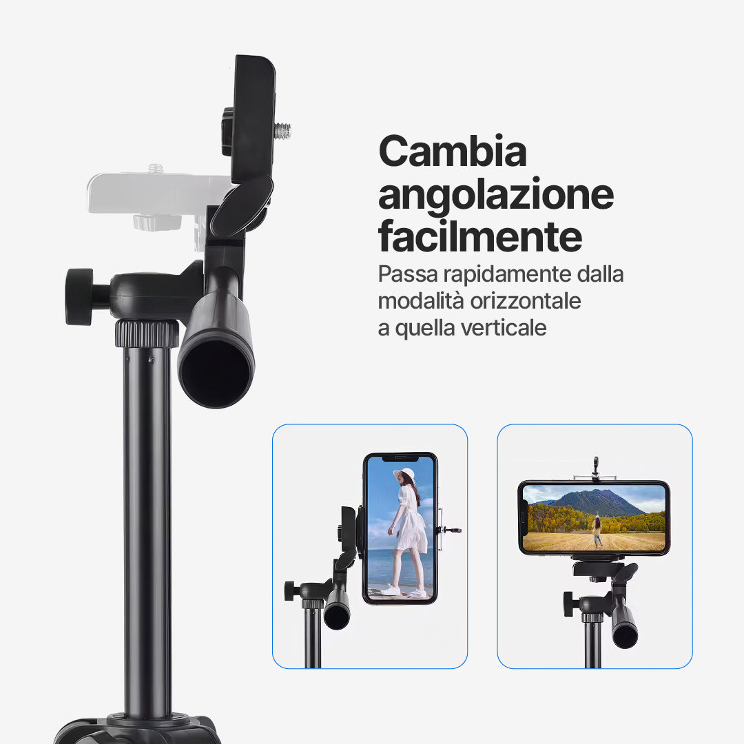Treppiede QuickSnap per Fotocamera e Smartphone