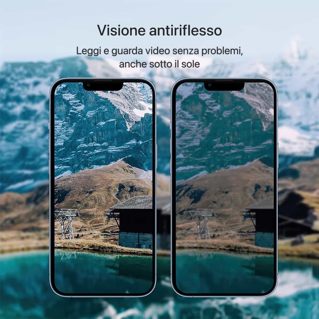 Pellicola protettiva in vetro temperato per iPhone
