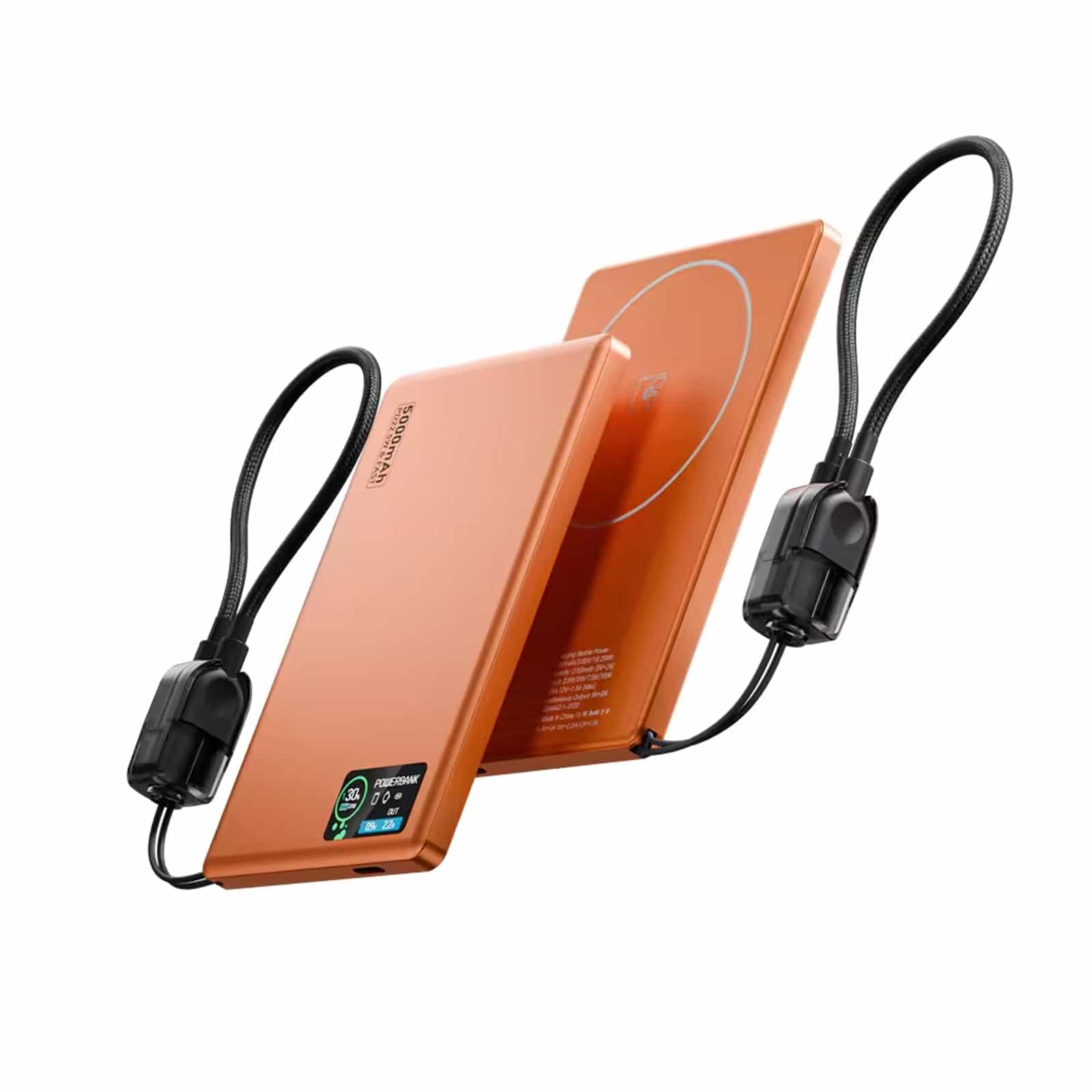 Power Bank Q2 Ultra Sottile da 22,5 W con Display