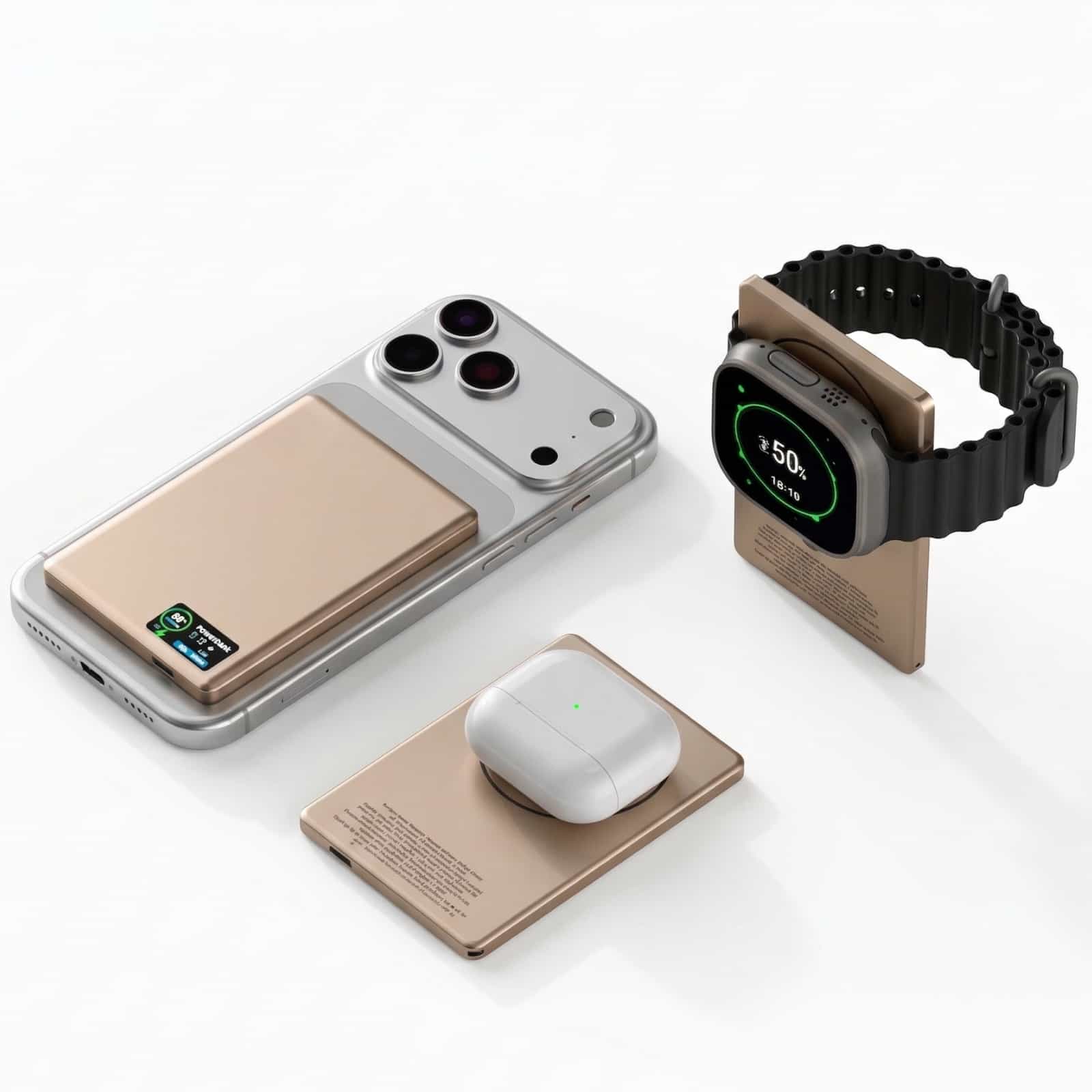 Power Bank Q2 Ultra Sottile da 22,5 W con Display