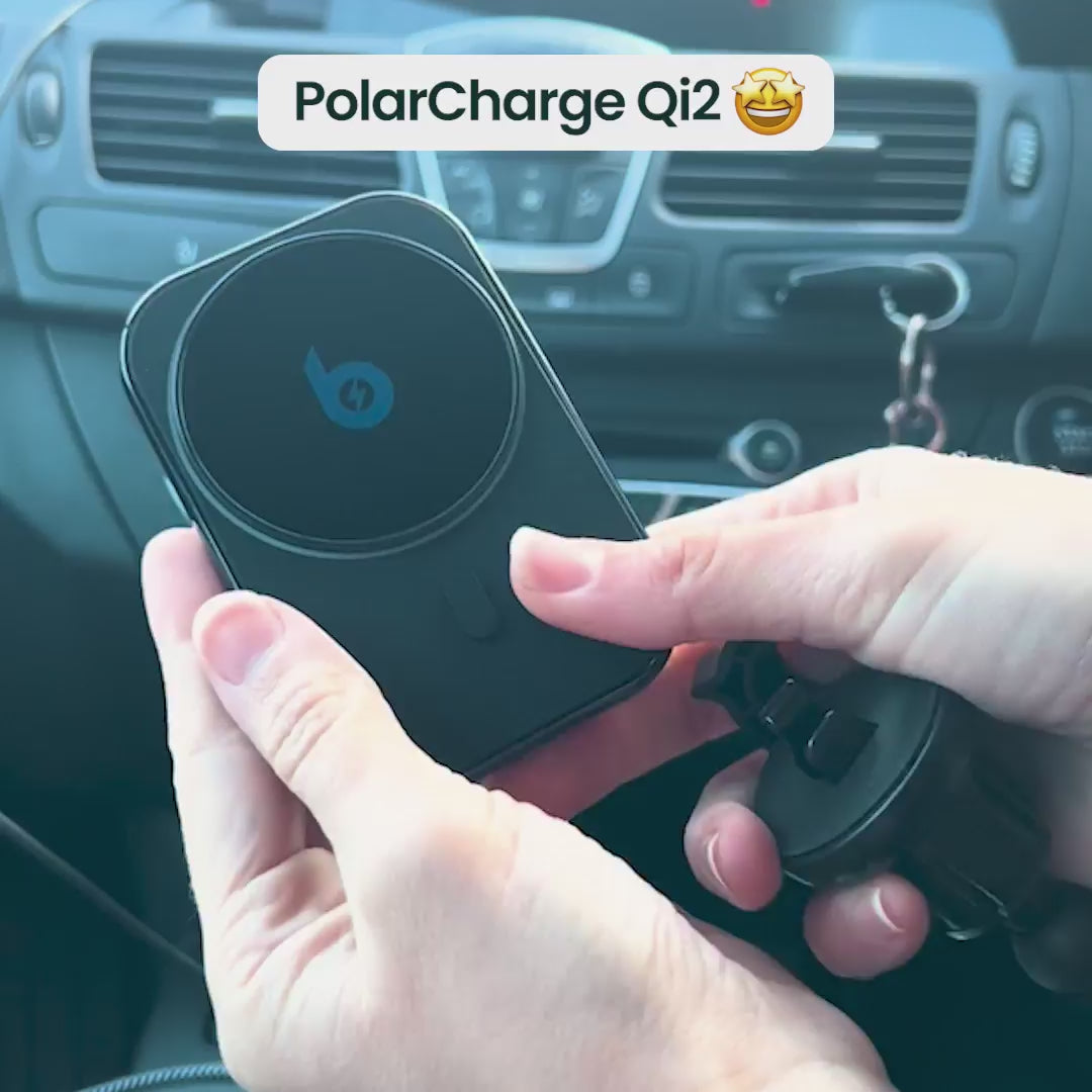 PolarCharge Qi2 Caricabatterie Wireless MagSafe