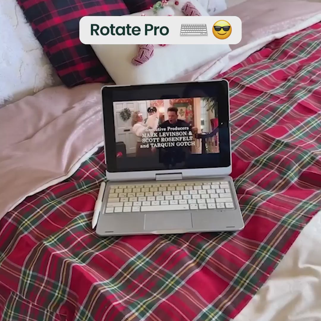 Custodia con Tastiera Wireless Rotate Pro per iPad